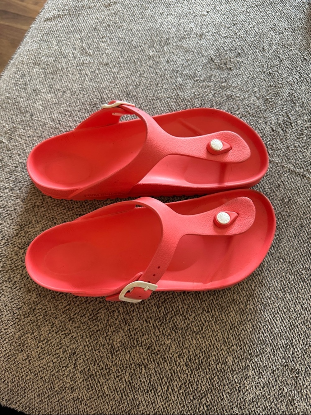 Birkenstock Women's Bright Pink Toe-Post Sandals